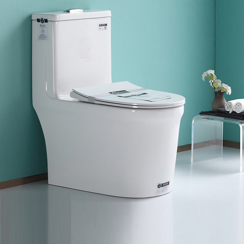 Traditional Ceramic Flush Toilet One Piece Toilet Bowl for Bathroom