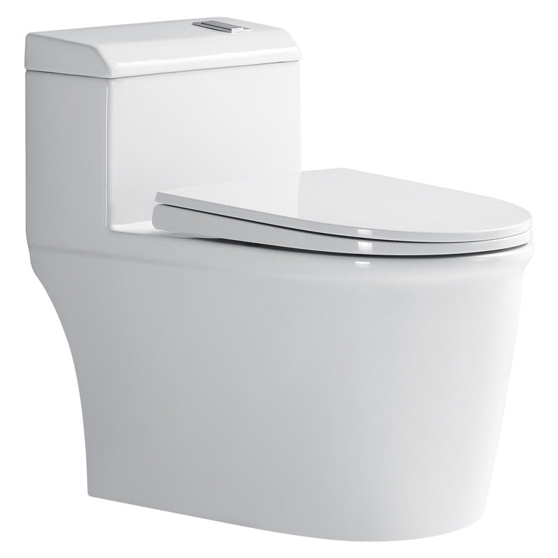 Traditional Ceramic Flush Toilet One Piece Toilet Bowl for Bathroom
