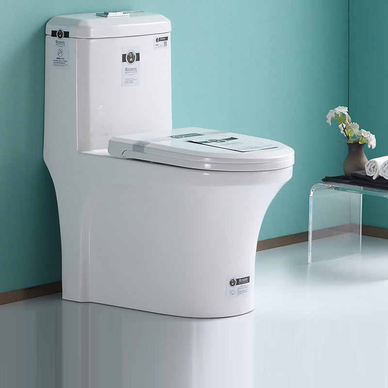 Traditional Ceramic Flush Toilet One Piece Toilet Bowl for Bathroom