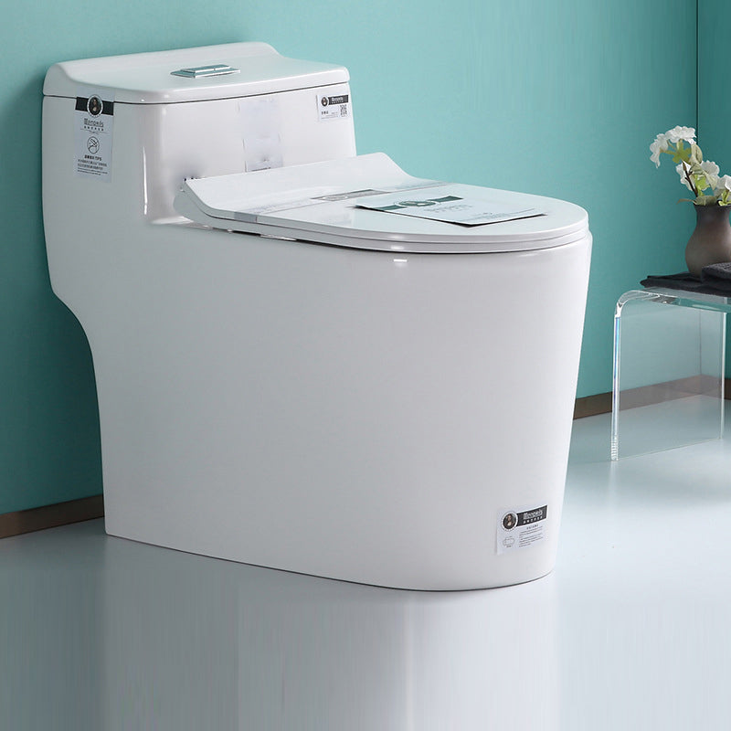 Traditional Ceramic Flush Toilet One Piece Toilet Bowl for Bathroom