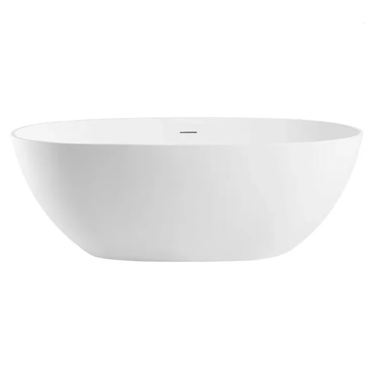 Oval Soaking Modern Bathtub Antique Finish Stand Alone Bath Tub