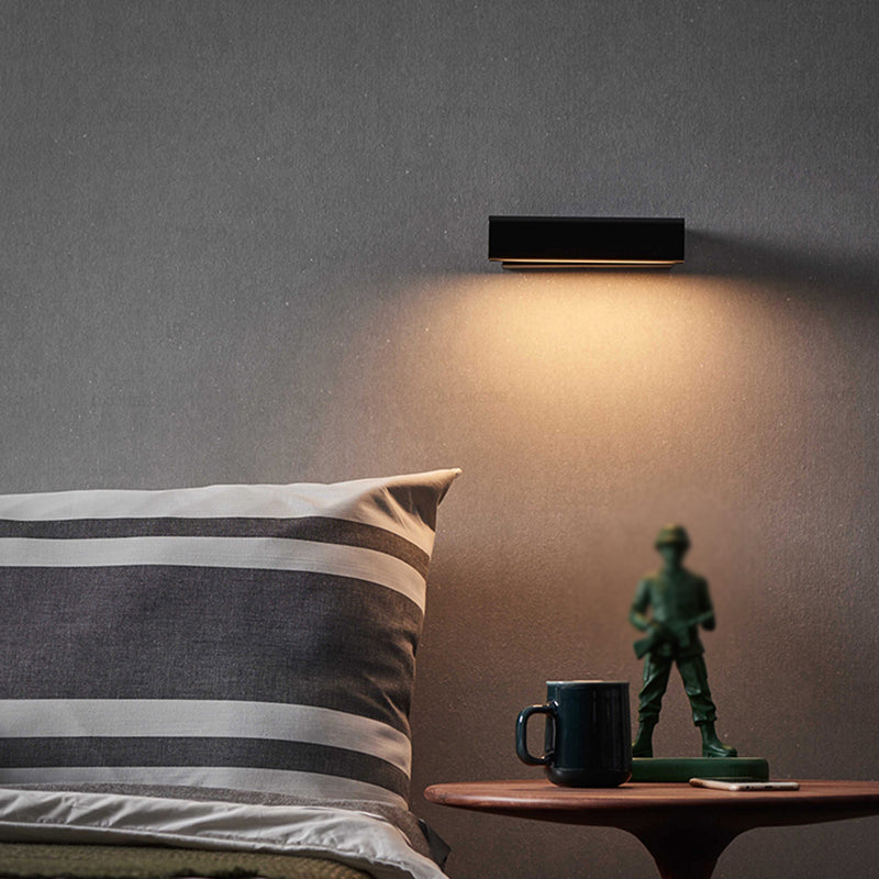 Modern Style Wall Mounted Lighting 1-Light Metal Wall Lamp for Bedroom