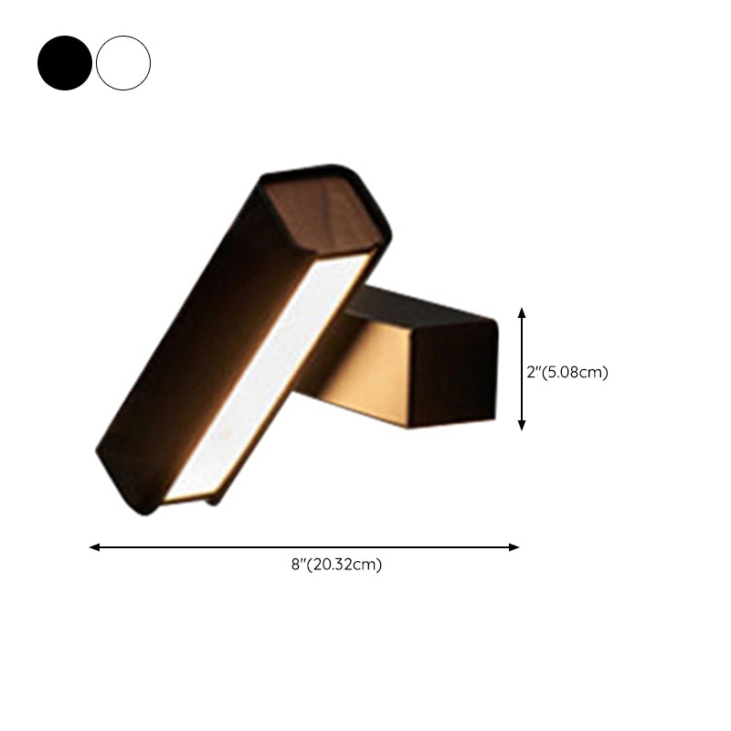 Modern Style Wall Mounted Lighting 1-Light Metal Wall Lamp for Bedroom