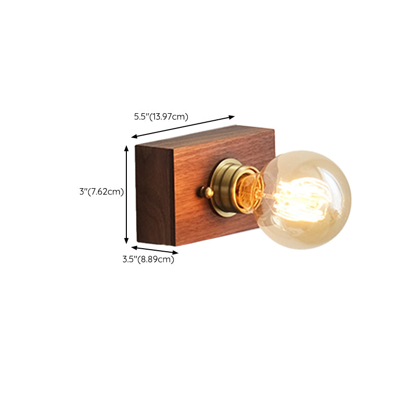 1-Light Wall Lamp Industrial Wall Mounted Lighting for Bedroom