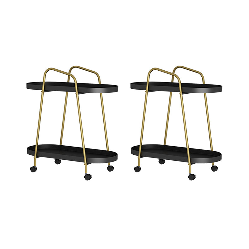 11" Wide Glam Corner Table Rectangular Accent Side Table with Storage