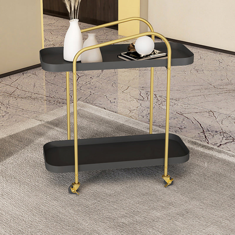 11" Wide Glam Corner Table Rectangular Accent Side Table with Storage