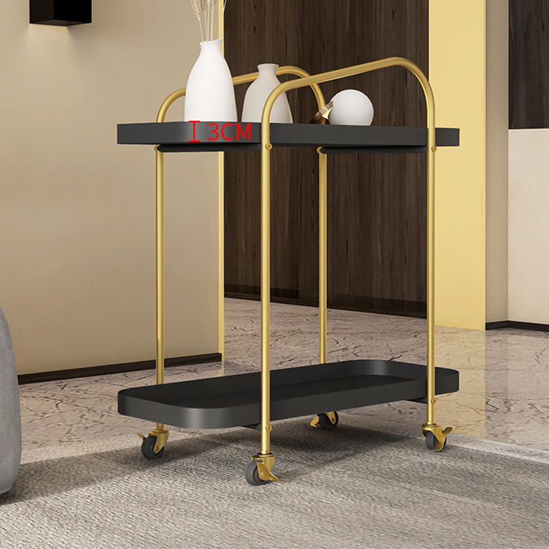 11" Wide Glam Corner Table Rectangular Accent Side Table with Storage