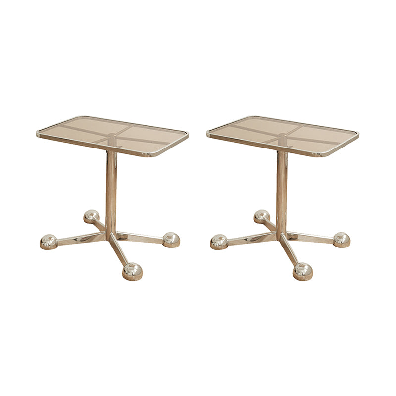 15" Wide Contemporary Corner Table Rectangular Accent Side Table