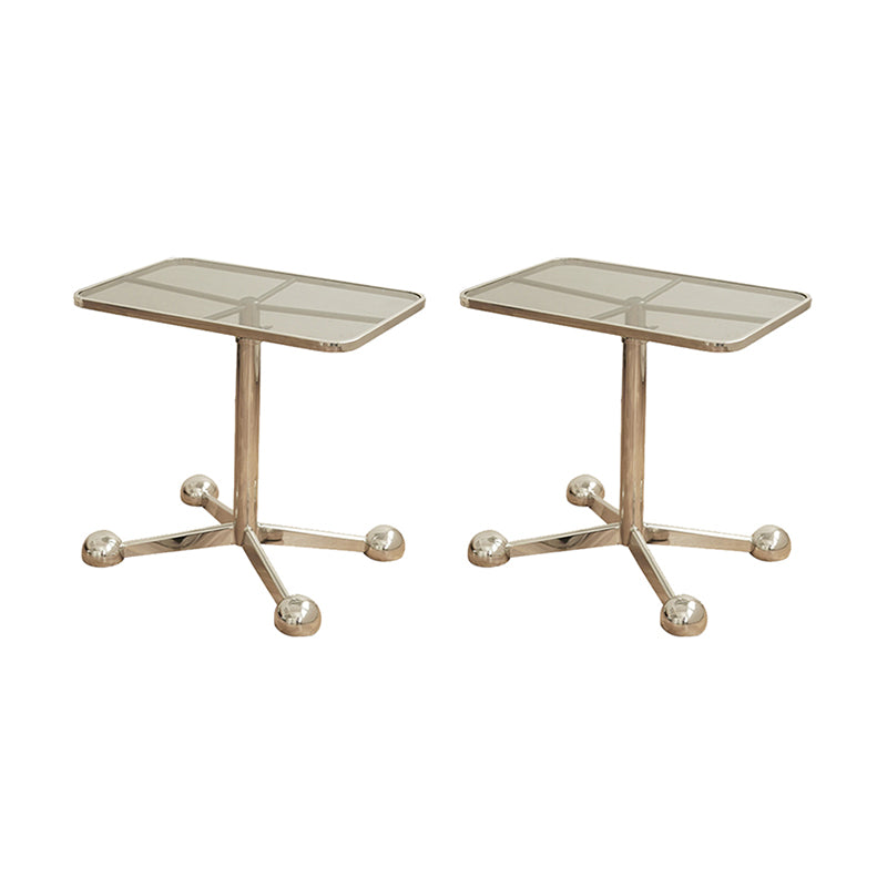 15" Wide Contemporary Corner Table Rectangular Accent Side Table