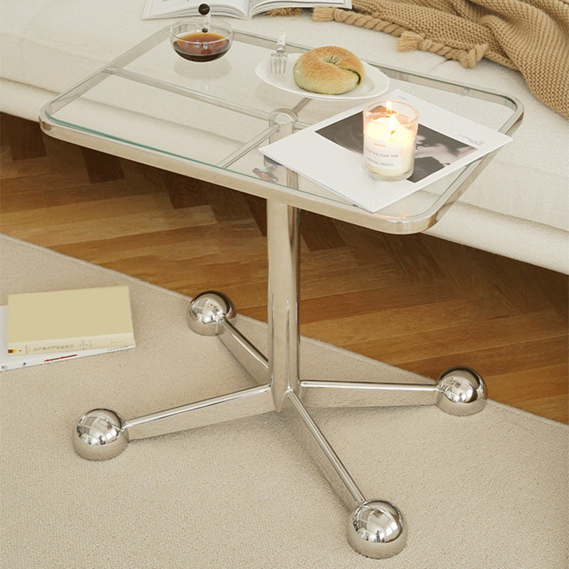 15" Wide Contemporary Corner Table Rectangular Accent Side Table