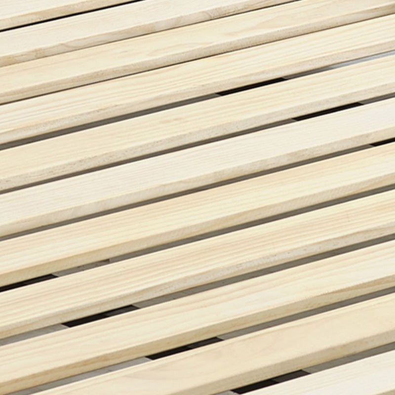 Genuine Leather Panel Bed Solid Color Upholstered Headboard Standard Bed