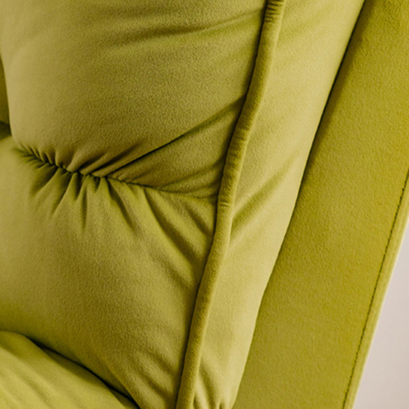 Scandinavian Fabric Standard Recliner Tufted Back Recliner Chair