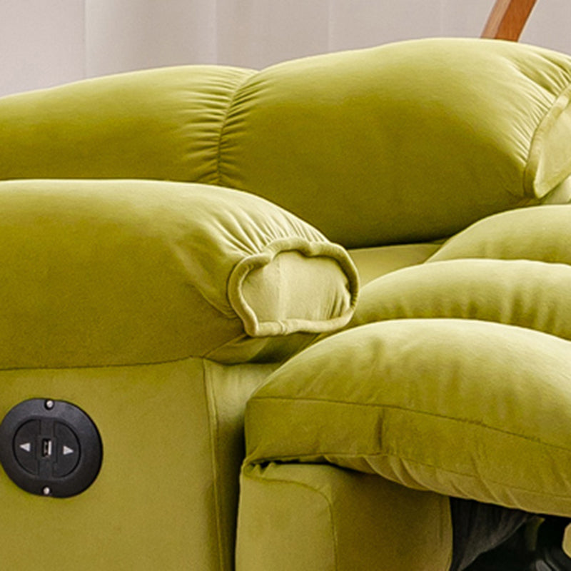 Scandinavian Fabric Standard Recliner Tufted Back Recliner Chair