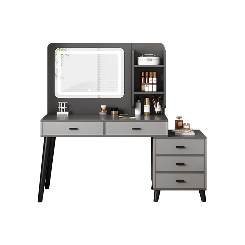 Modern 15.7" Wide Make-up Vanity with Drawer Modern Style Wooden Makeup Table