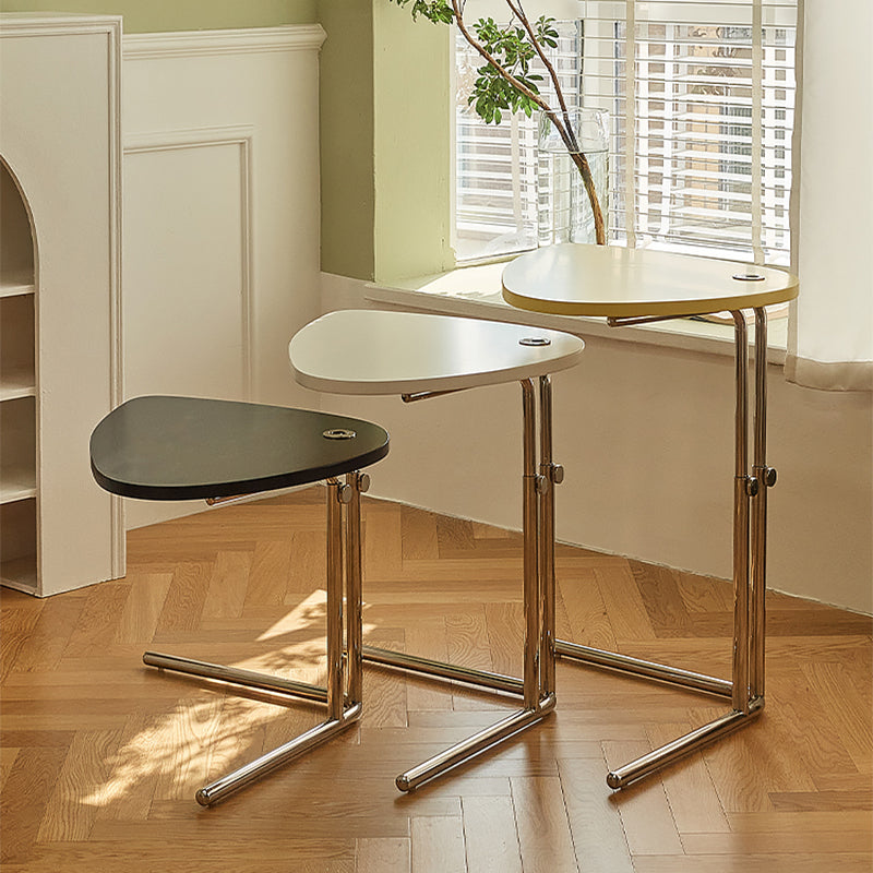 18" Wide Contemporary Corner Table Triangle Accent Side Table