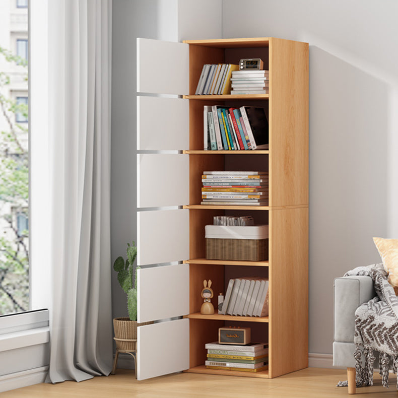 Minimalist Wooden Accent Cabinet Rectangle Storage Cabinet with Drawer