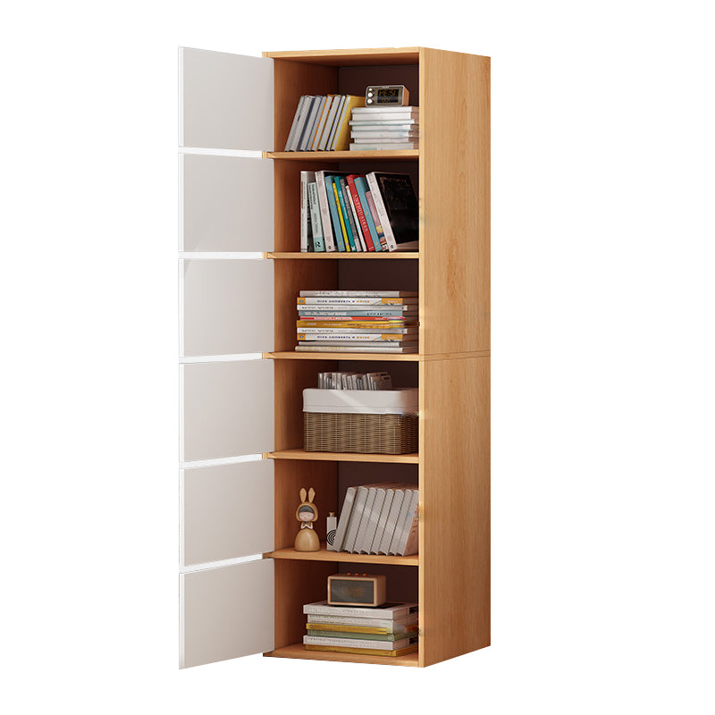 Minimalist Wooden Accent Cabinet Rectangle Storage Cabinet with Drawer