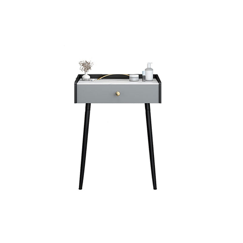 Modern 28.9 " Height 1- Drawer Slate Top Table Makeup Vanity