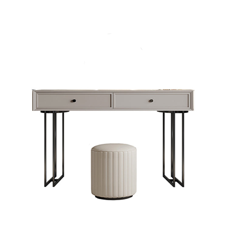Standing Grey Makeup Vanity Desk Bedroom Vanity Dressing Table Set