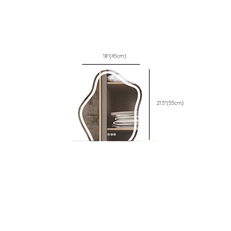 Standing Grey Makeup Vanity Desk Bedroom Vanity Dressing Table Set