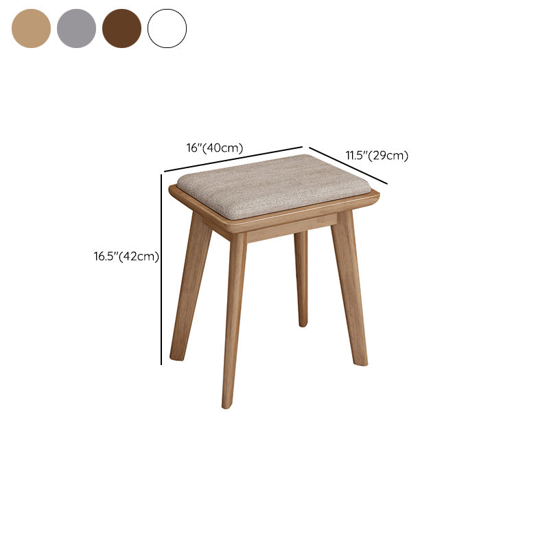 Traditional Rubberwood Makeup Counter Drawers Vanity Dressing Table