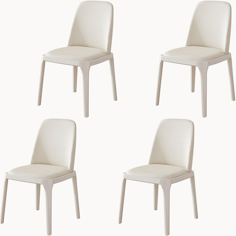 Modern Style 1/3/4 Pieces Dining Table Rectangle Stone Furniture in White