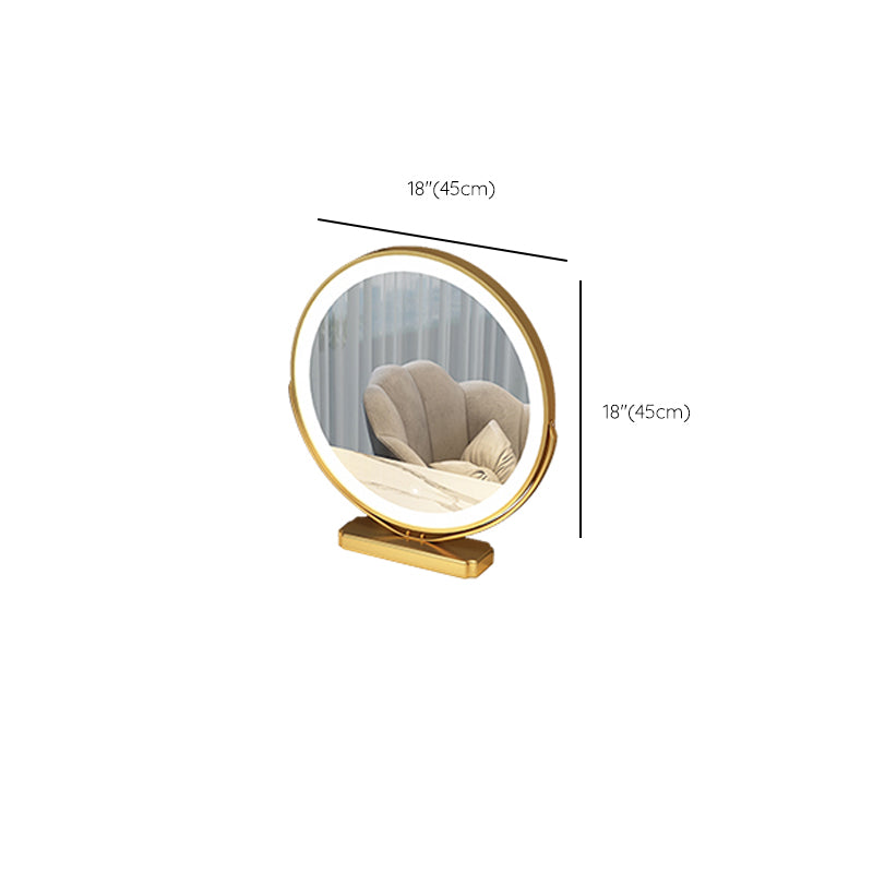 Lighted Mirror Makeup Vanity Desk Standing Makeup Vanity Set