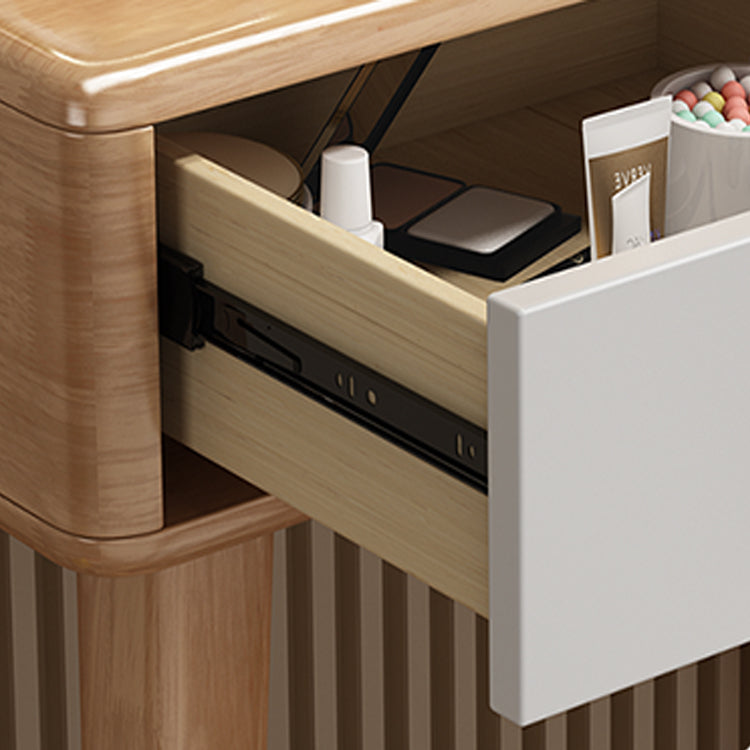 Traditions Dressing Table Cherry Bedroom Lighted Mirror Standing Make-up Vanity