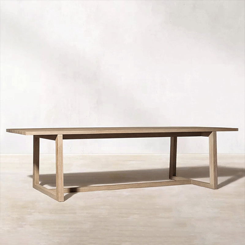 Solid Wood Dining Set Mildew Resistant 1/5/7 Pieces Dining Set