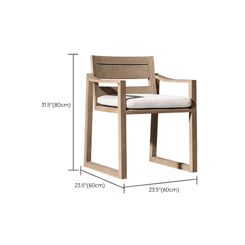 Solid Wood Dining Set Mildew Resistant 1/5/7 Pieces Dining Set