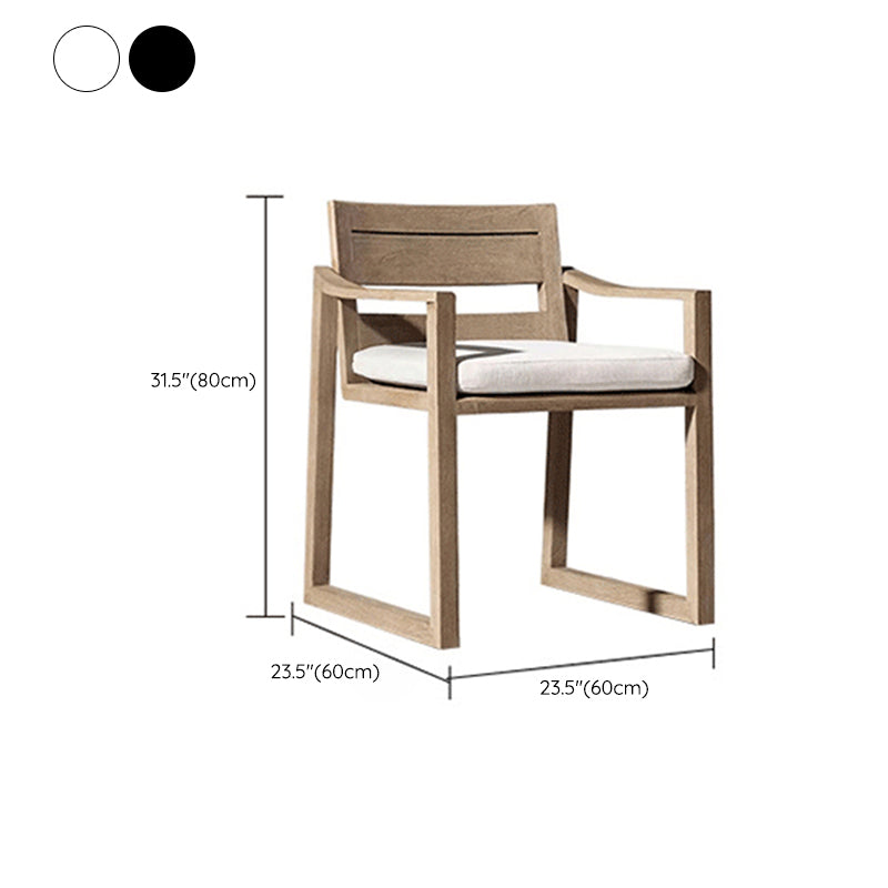 Solid Wood Dining Set Mildew Resistant 1/5/7 Pieces Dining Set