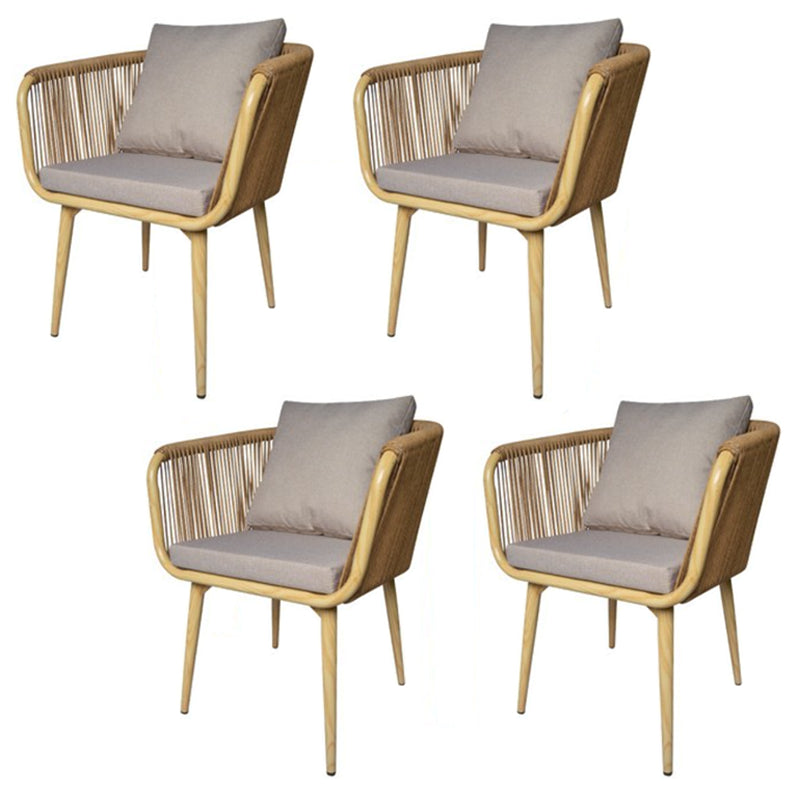 1/4/5 Pieces Dining Table Set Boho Dining Set with Water Resistant