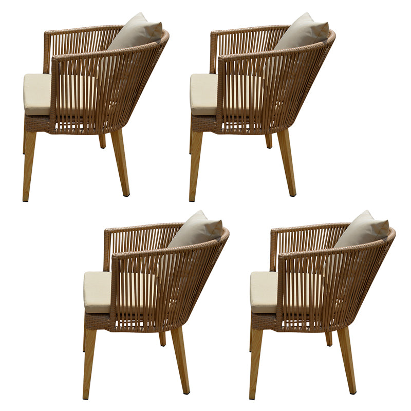 1/4/5 Pieces Dining Table Set Boho Dining Set with Water Resistant