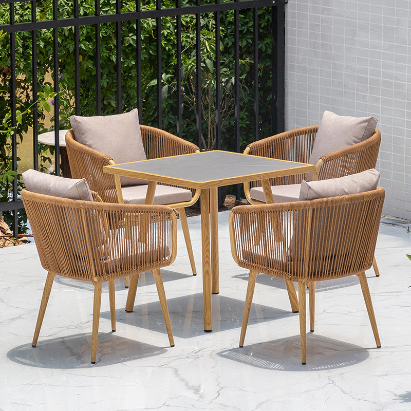 1/4/5 Pieces Dining Table Set Boho Dining Set with Water Resistant