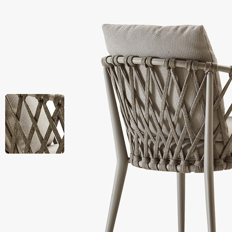 Boho Metal Dining Table Set 1/5/7/9 Pieces Patio Dining Table Set