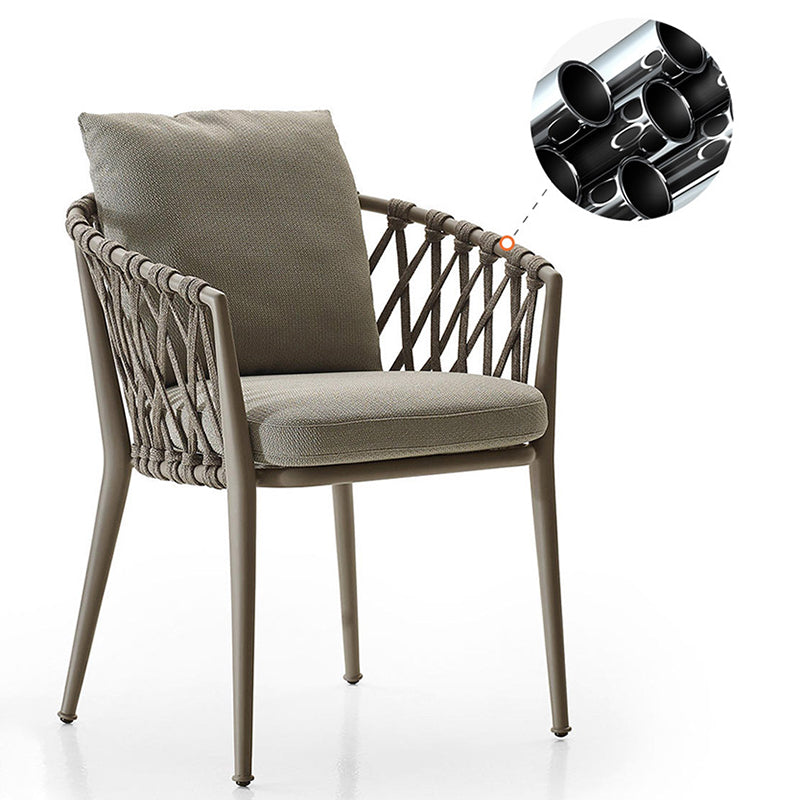 Boho Metal Dining Table Set 1/5/7/9 Pieces Patio Dining Table Set