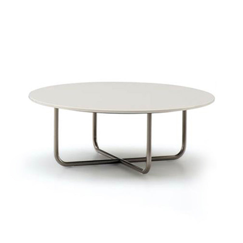 Industrial Outdoor Table Sintered Stone Top Table with Metal Base