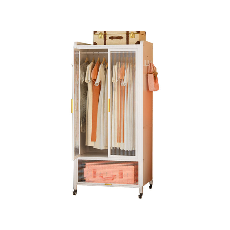 Modern Style Combination Armoire Glass Wardrobe Cabinet for Home
