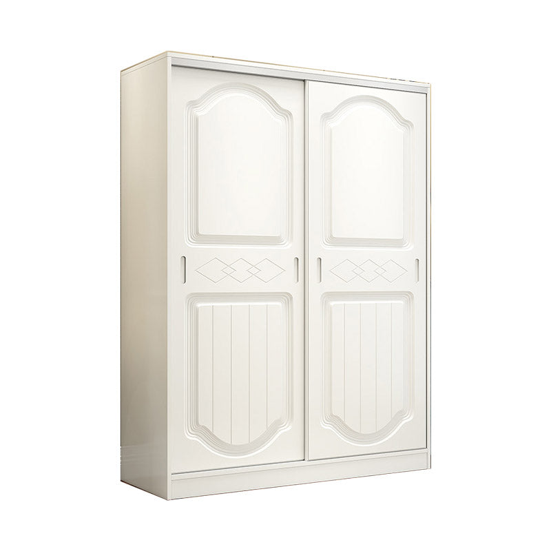 Contemporary Wardrobe Armoire Wood Combination Armoire With Doors
