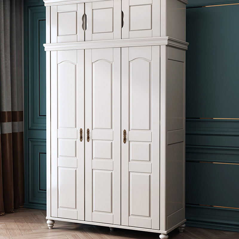 French Country Style Wardrobe Armoire Wooden Wardrobe for Home