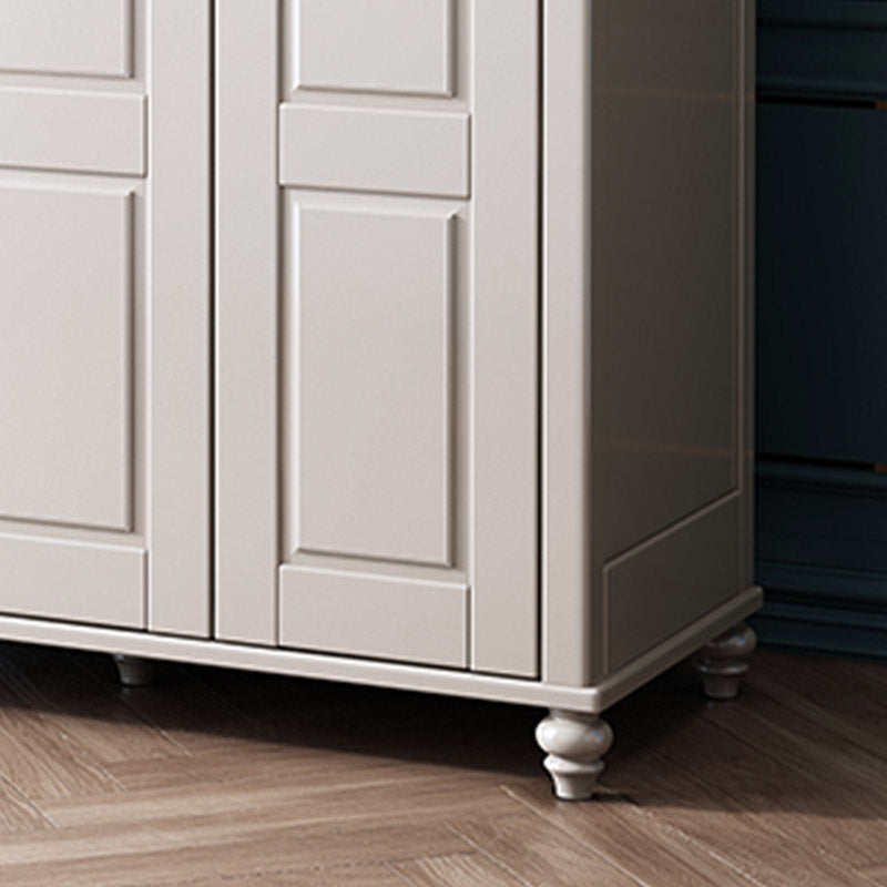French Country Style Wardrobe Armoire Wooden Wardrobe for Home