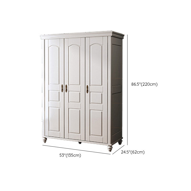 French Country Style Wardrobe Armoire Wooden Wardrobe for Home