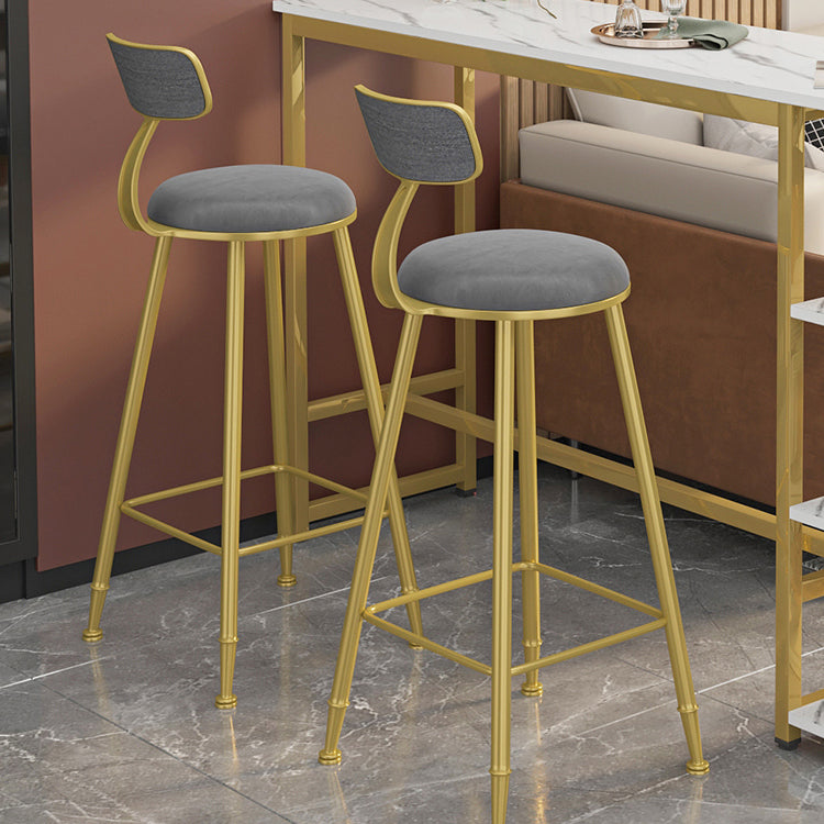 Modern Style Bistro Bar Table Rectangle Gold Frame Bar Table
