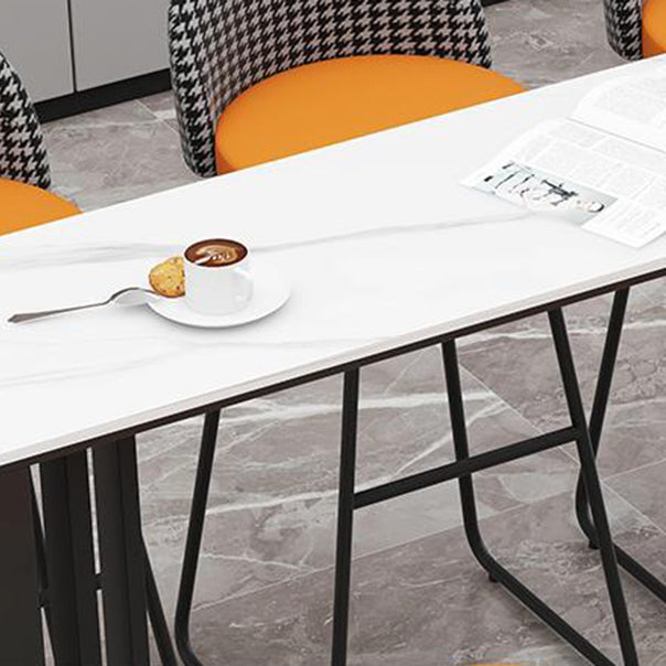 Modern Style Bar Table Rectangle Stone Bar Table for Living Room