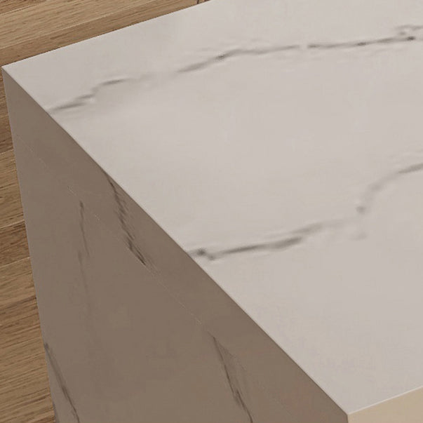 Modern Style Bar Table Stone Rectangle Bar Table for Living Room