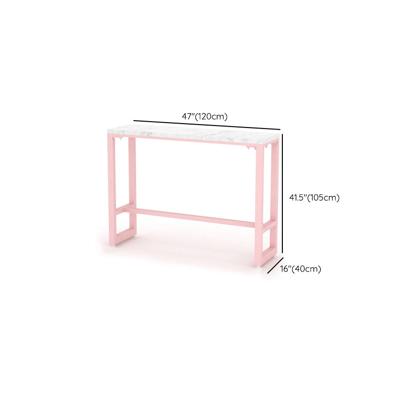 1/2/5 Pieces Table and Stool Set Faux Marble Pub Dining Set for Home