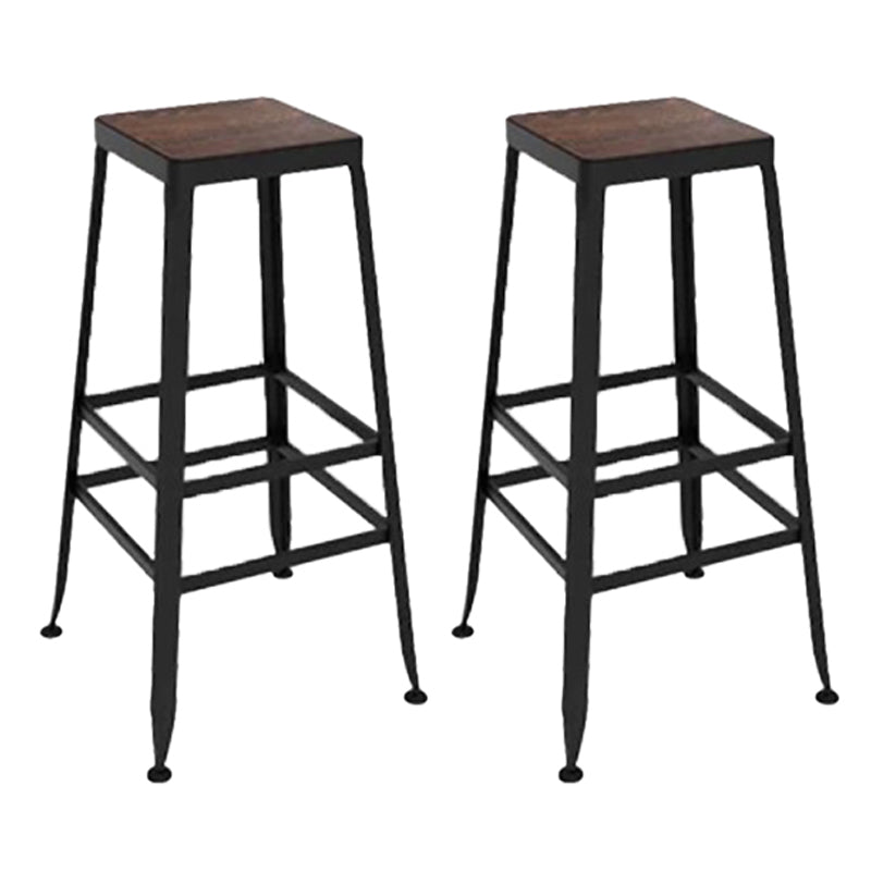 1/2/9 Pieces Bar Stool and Table Set Solid Wood Pub Table Set