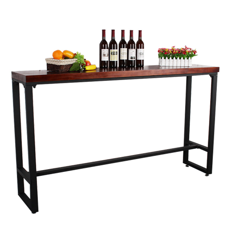 1/3/4 Pieces Table and Stool Set Solid Wood Counter Height Set