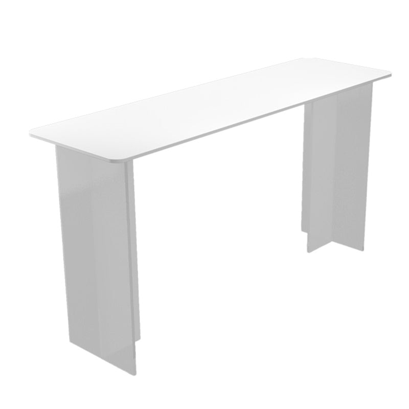 Modern Bar Table Set 1/2/3 Pieces Stone Rectangle Bistro Set for Indoor