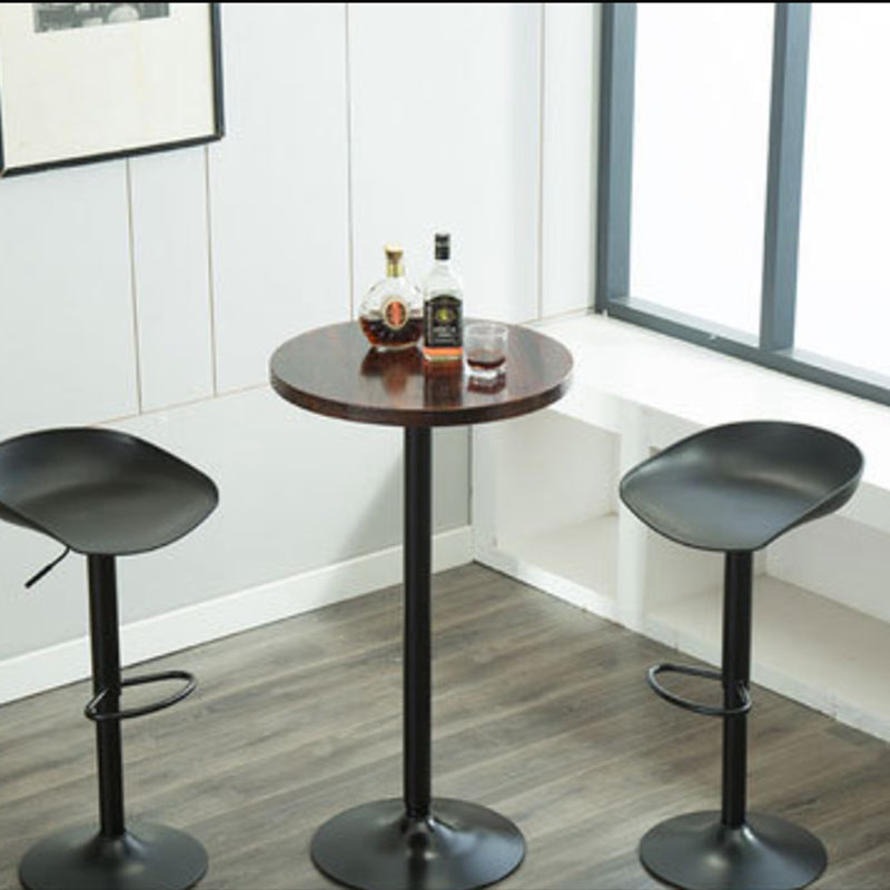 Round Counter Height Set Solid Wood 1/3 Pieces Pub Table Set